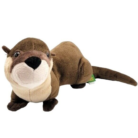 Wild Republic Cuddlekins River Otter Plush Brown 17.5" Realistic Stuffed Animal - Picture 2 of 11